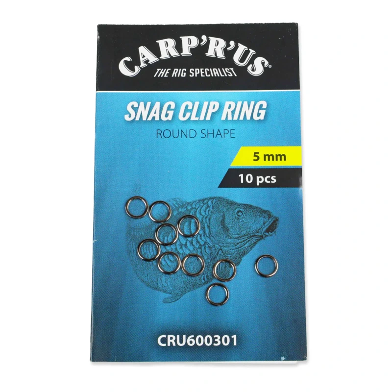 Carp´R´Us Kroužky Snag Clip Rings 5mm, 10ks