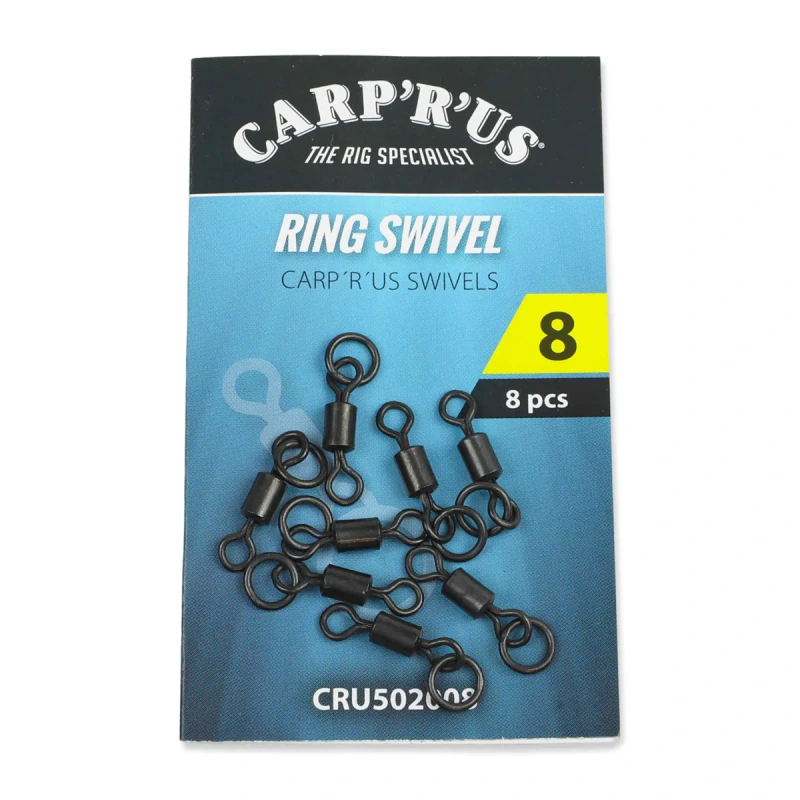 Carp´R´Us Obratlíky s kroužkem Ring Swivel vel.8, 8ks