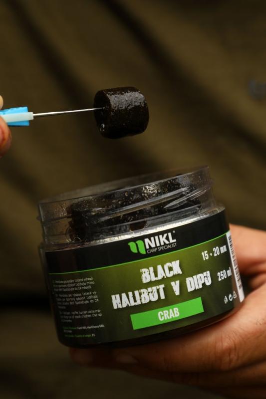 Nikl Black halibut pelety v dipe 250g 3