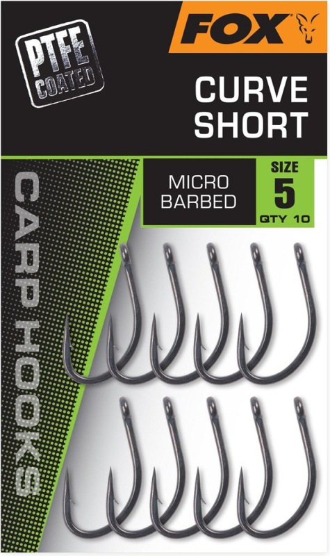 Fox Háčiky Curve Shank Short 10 ks 2