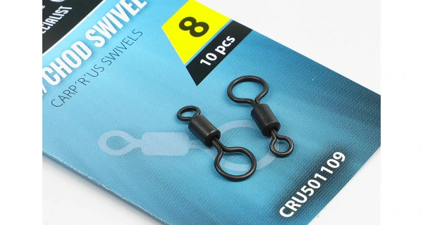 Carp´R´Us Obratlíky Heli/Chod Swivel vel.8, 10ks 8