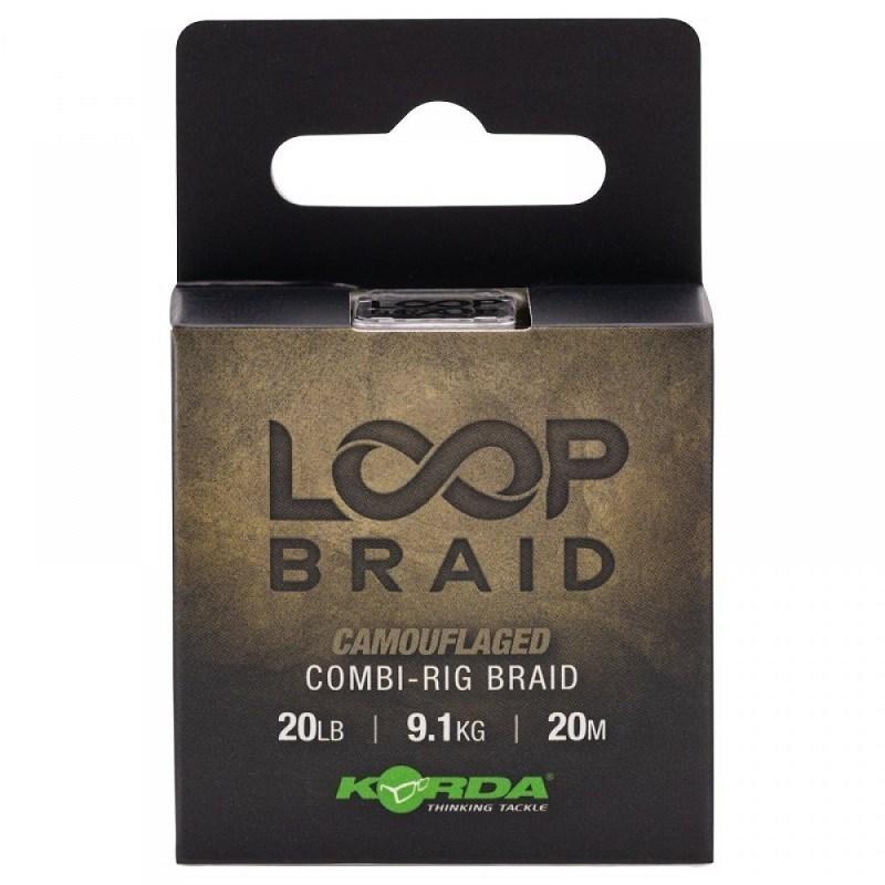 Korda Náväzcová Šnúrka Loop Braid 20 m