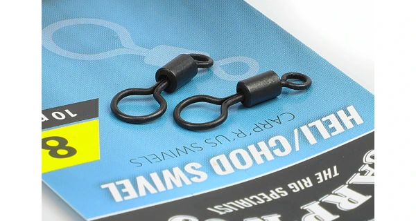 Carp´R´Us Obratlíky Heli/Chod Swivel vel.8, 10ks 2