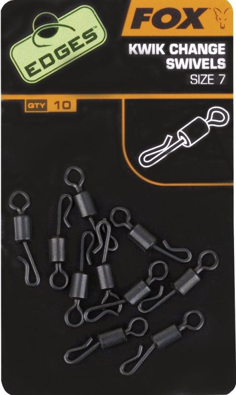 Fox Edges kwik change swivels sz7