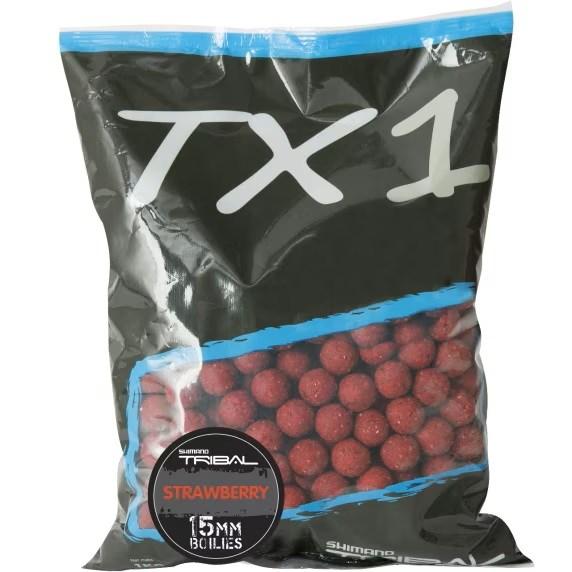 Shimano TX1 Boilies Strawberry 20mm 1kg