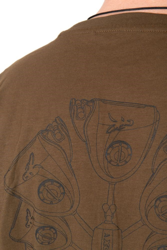 Fox Tričko Khaki Indicator T 3