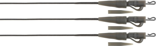 Fox Montáž Edges Naturals Leadcore Leaders 50 lb 75 cm 3 ks