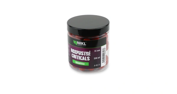 Nikl Rozpustné Criticals boilie Gigantica 250ml 6
