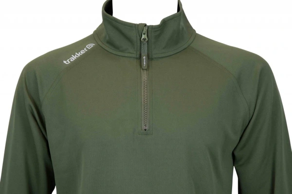 Trakker Triko s dlouhým rukávem Half Zip Top with UV Sun Protection 18