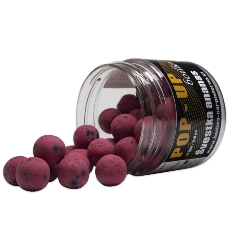 CARP INFERNO POP - UP BOILIES - Švestka Ananas 16 MM 150 ML