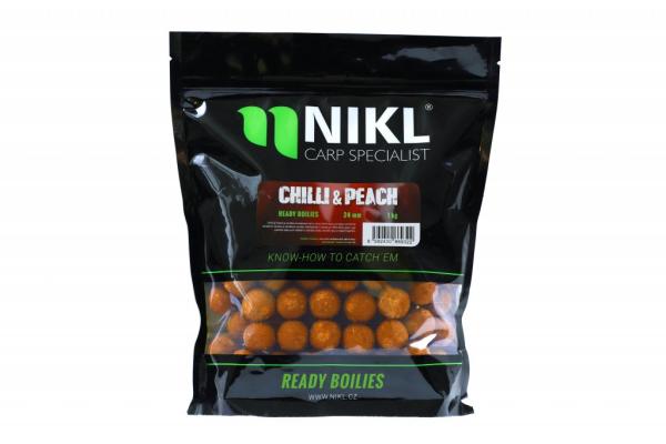 Nikl Hotové boilies Chilli & Peach