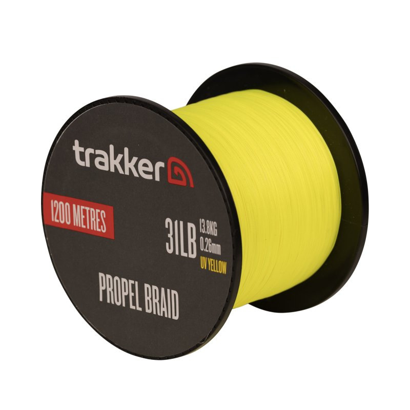 Trakker Kmenová pletená šnúra Propel Braid 0,26mm, 31lb, 1200m, UV-Yellow 1