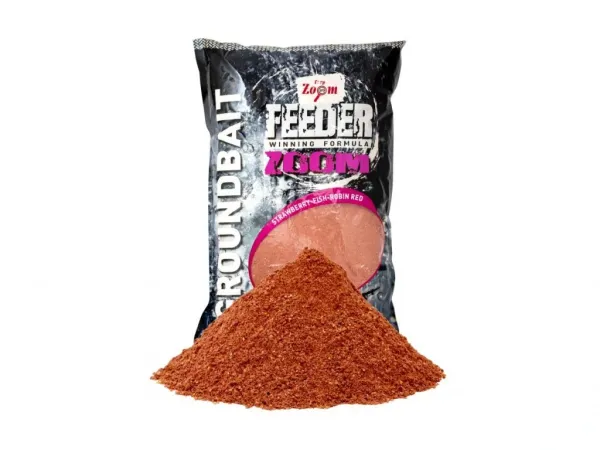 Carp Zoom Krmítková Zmes Method Feeder Groundbaits 1 kg - Jahoda Robyn Red Ryba