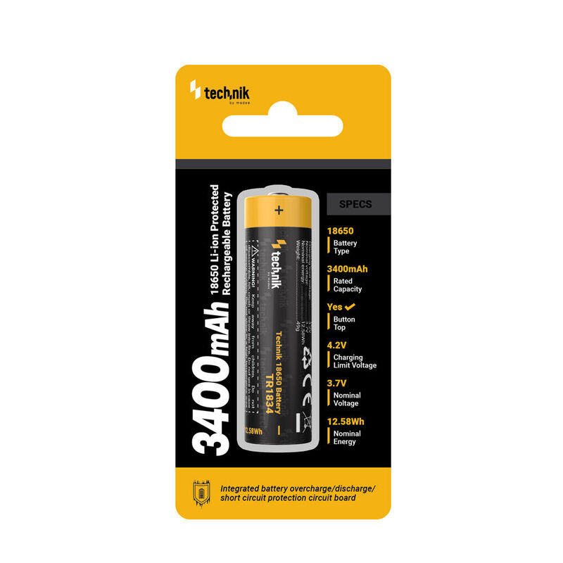 Technik TR1834 Nabíjateľná Li-Ion batéria 18650 3400mAh 3,7V B1
