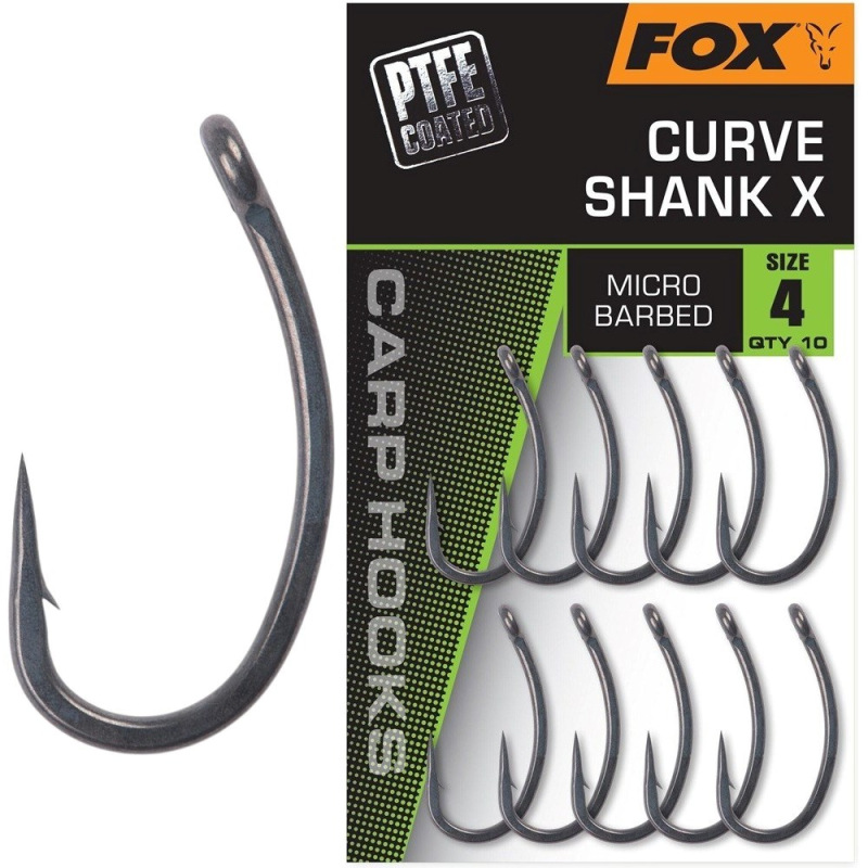 Fox Háčiky Curve Shank X 10 ks