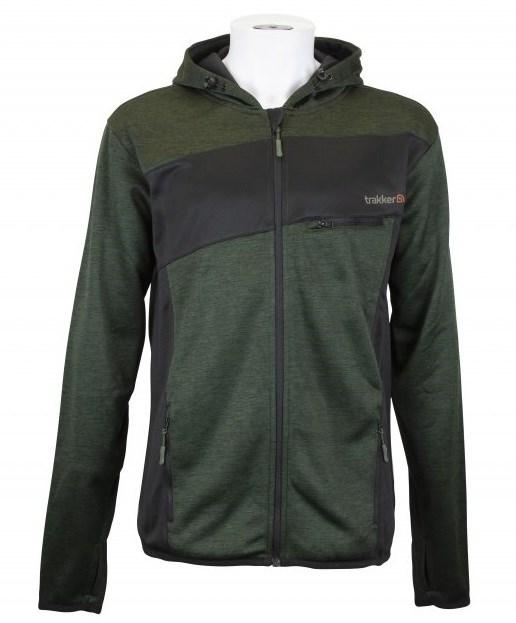 Trakker Mikina Marl Fleece Back Hoody - L