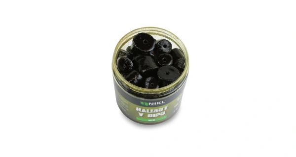 Nikl Black halibut pelety v dipu Med 15+20mm, 250ml 1