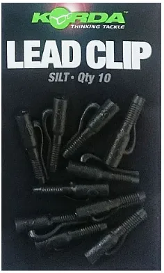 Korda Závesky Safe Zone Lead Clips 10 ks