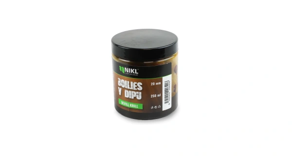 Nikl Boilies v dipu Devill Krill 250ml 2