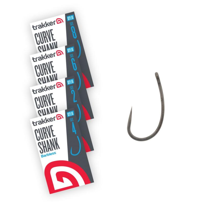 Trakker Háčik Curve Shank Hooks (Barbless) 4