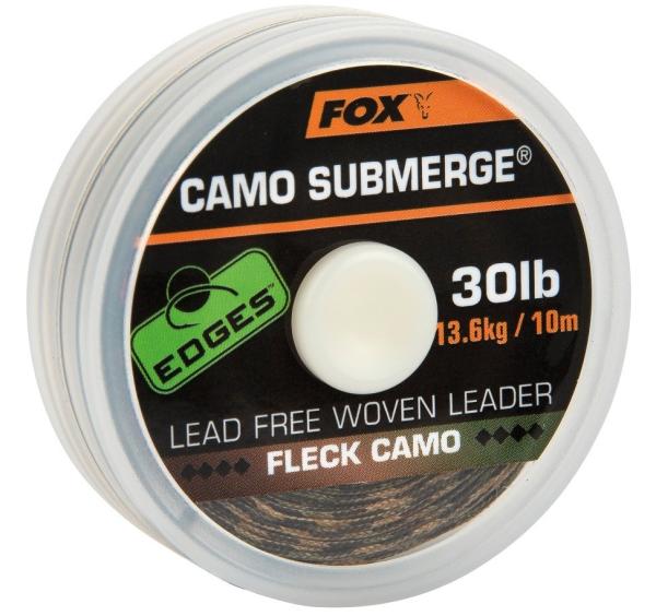 Fox Nadväzcová Šnúrka Edges Submerge Fleck Camo Leader 10 m