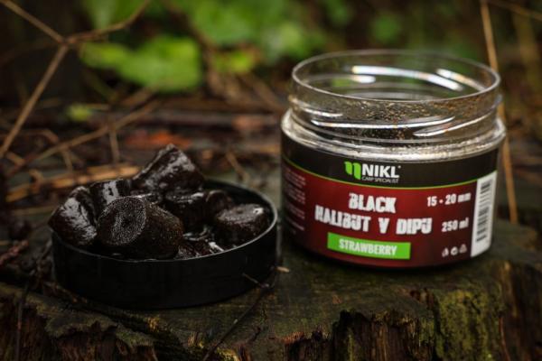 Nikl Black halibut v dipe Strawberry 250g 2