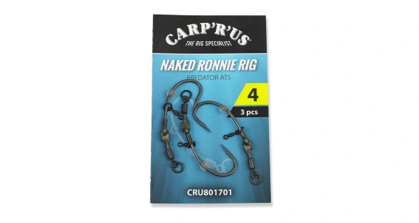 Carp´R´Us Návazec Ready Naked Ronnie rig - Predator 3ks 6