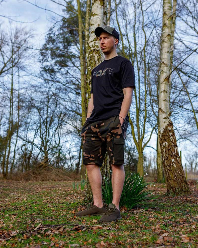 Fox Tričko Black Camo Logo T-Shirt 4