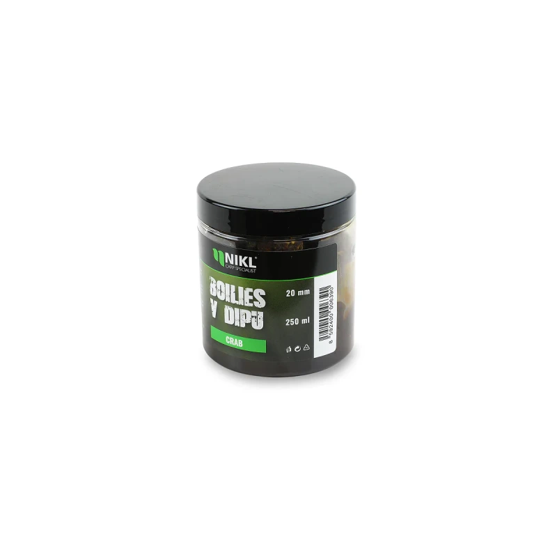Nikl Boilies v dipu Crab 250ml
