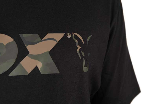 Fox Tričko Black Camo Logo T-Shirt 1