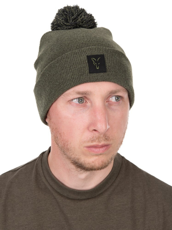 Fox Čiapka Collection Bobble Hat Green Black 1