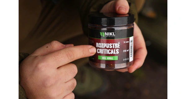 Nikl Rozpustné Criticals boilie Kill Krill 250ml 6