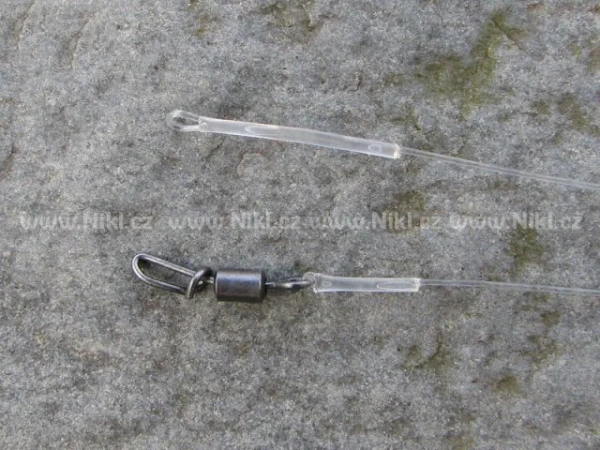 Carp´R´Us Návazec Clearwater Gizmo Swivel Leader 92cm, 2ks