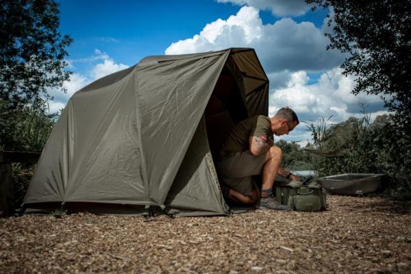 Trakker šilt + přehoz - Tempest Brolly 100T Skull Cap Wrap 4