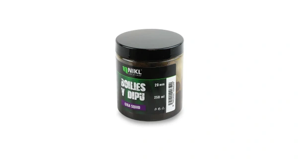 Nikl Boilies v dipu Giga Squid 250ml 2