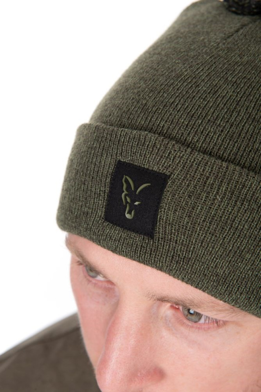 Fox Čiapka Collection Bobble Hat Green Black 3