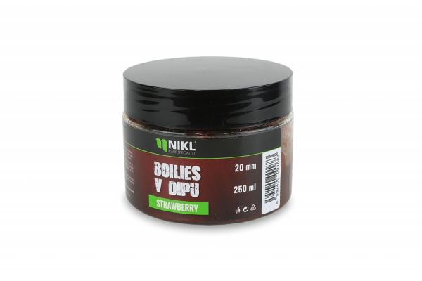 Nikl Boilies v dipu Strawberry 250g