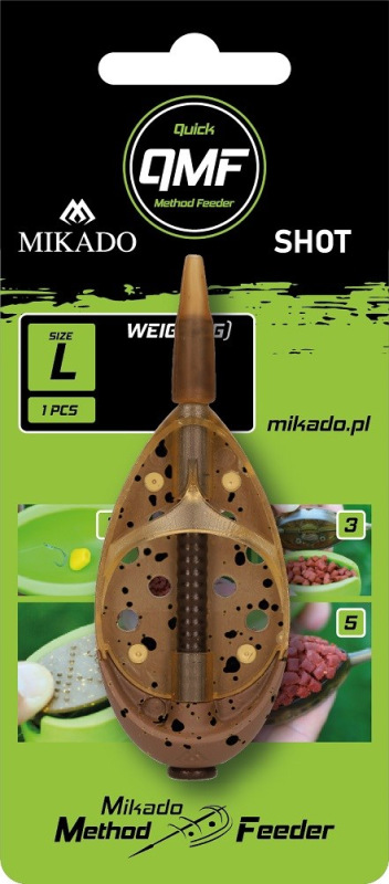 Mikado Krmítko Method Feeder Shot Q.M.F. System L 1ks