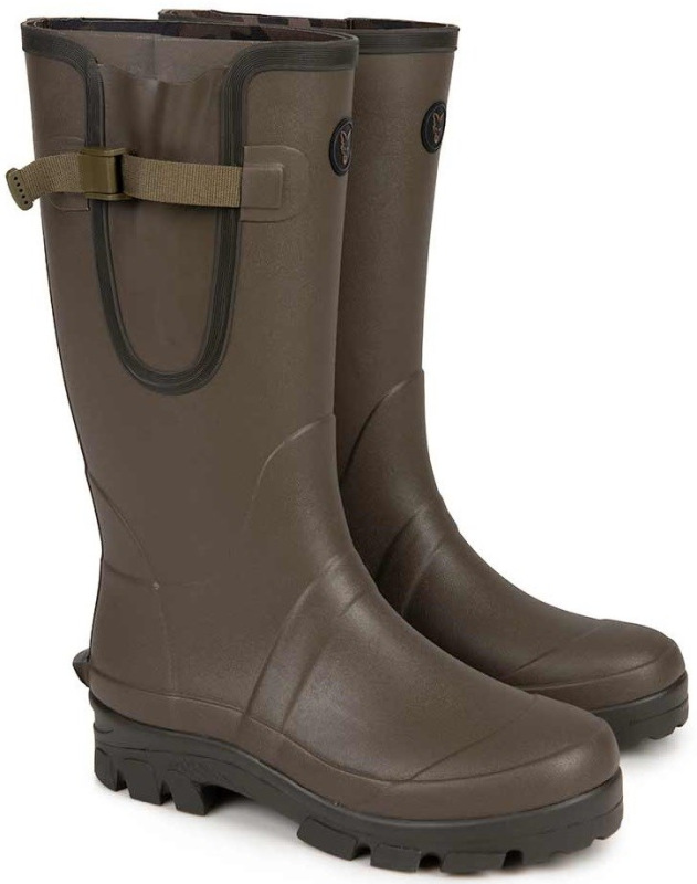 Fox Čižmy Neoprene Lined Camo Khaki Wellies