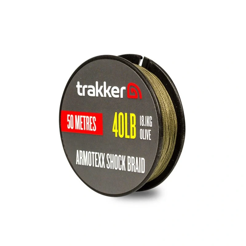 Trakker Šoková šňůra Armotexx Shock Braid 40lb, 18,1kg, 50m 1