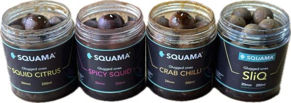 Dipované Boilies Squama 250ml