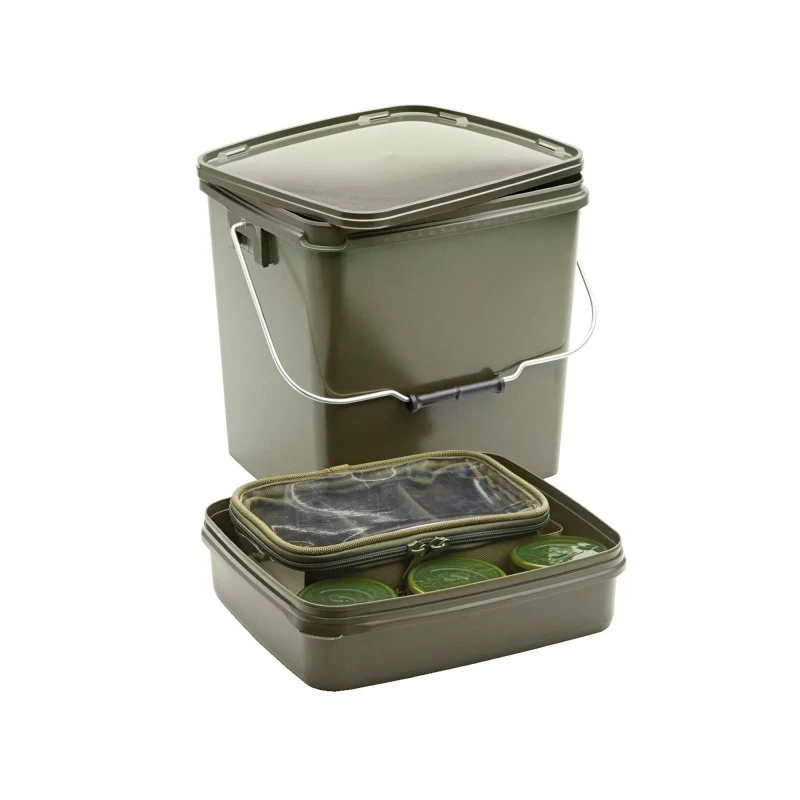 Trakker Kbelík Olive Square Container 13l 4