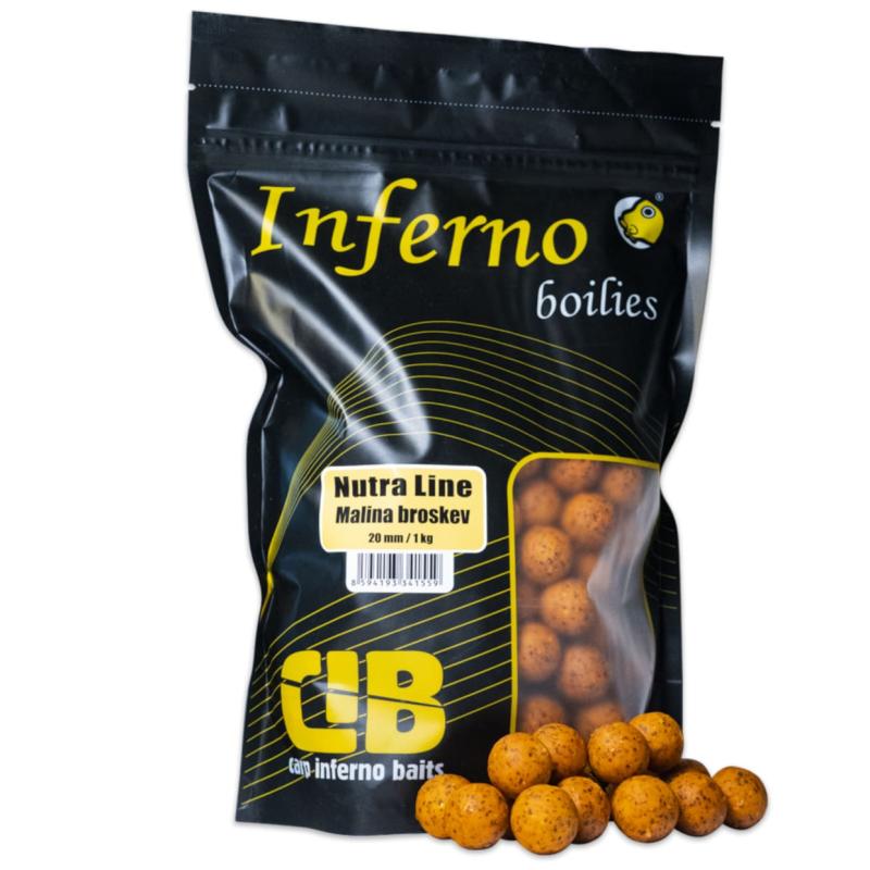 Carp Inferno Nutra Line - MALINA/BROSKEV 20mm 1kg