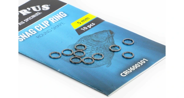 Carp´R´Us Kroužky Snag Clip Rings 5mm, 10ks 2