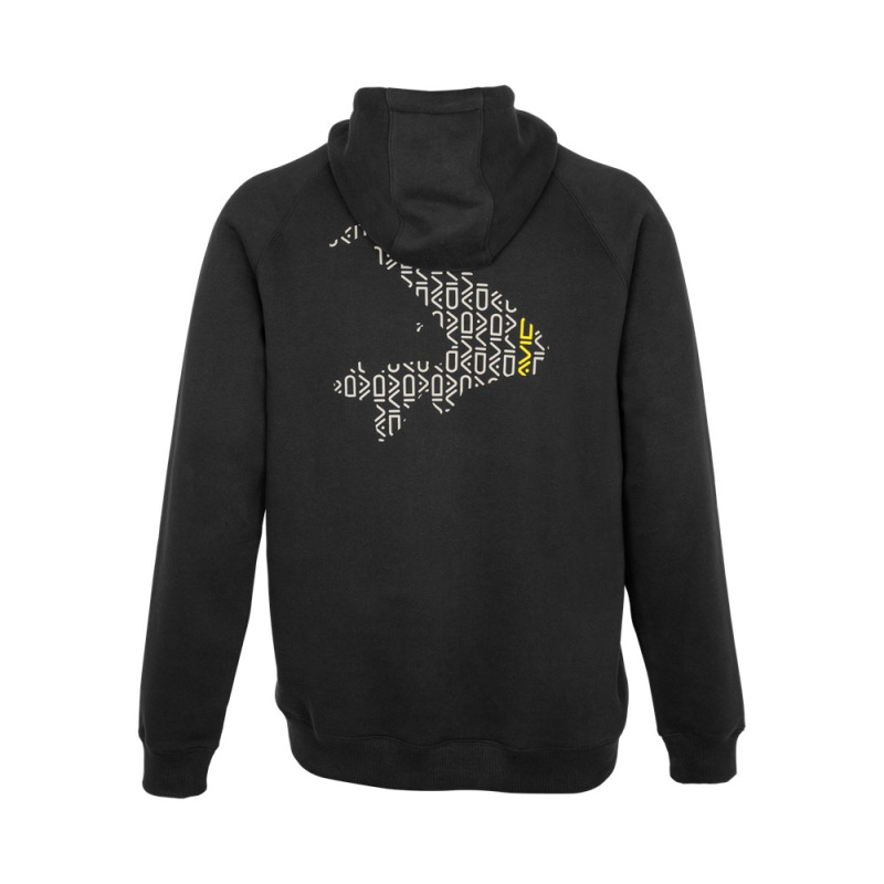 Avid Carp Mikina Compound Hoodie Black