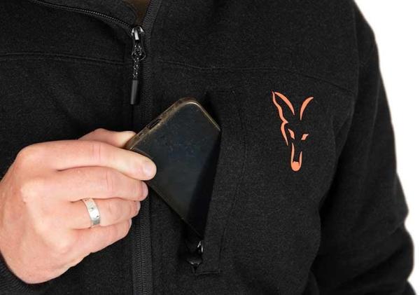 Fox Bunda Collection Sherpa Jacket Black Orange 8