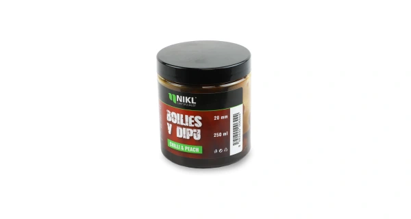 Nikl Boilies v dipu Chilli & Peach 250ml 7