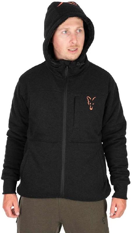 Fox Bunda Collection Sherpa Jacket Black Orange 5