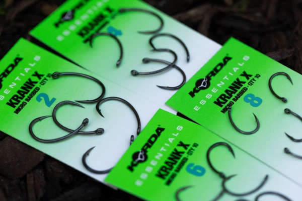 Korda Háčiky Essentials Krank X Barbed 10 ks 6