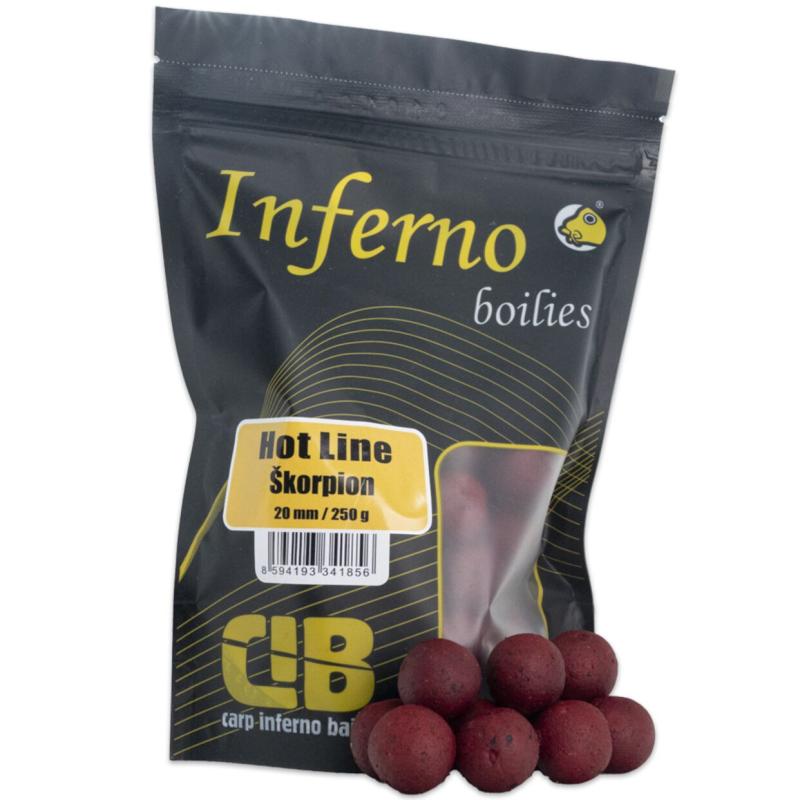 CARP INFERNO BOILIES HOT LINE - ŠKORPIÓN 20mm 250g